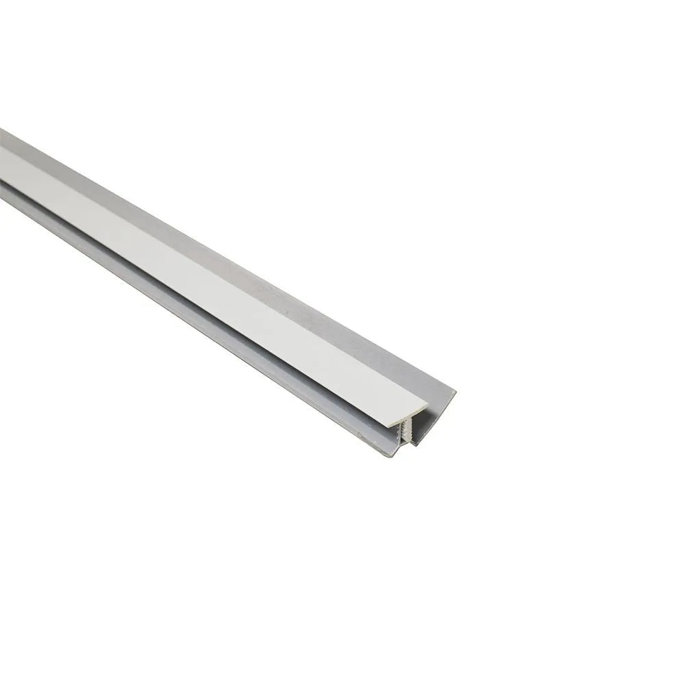 8mm 2 Part Internal Corner Trim - White | Plastic