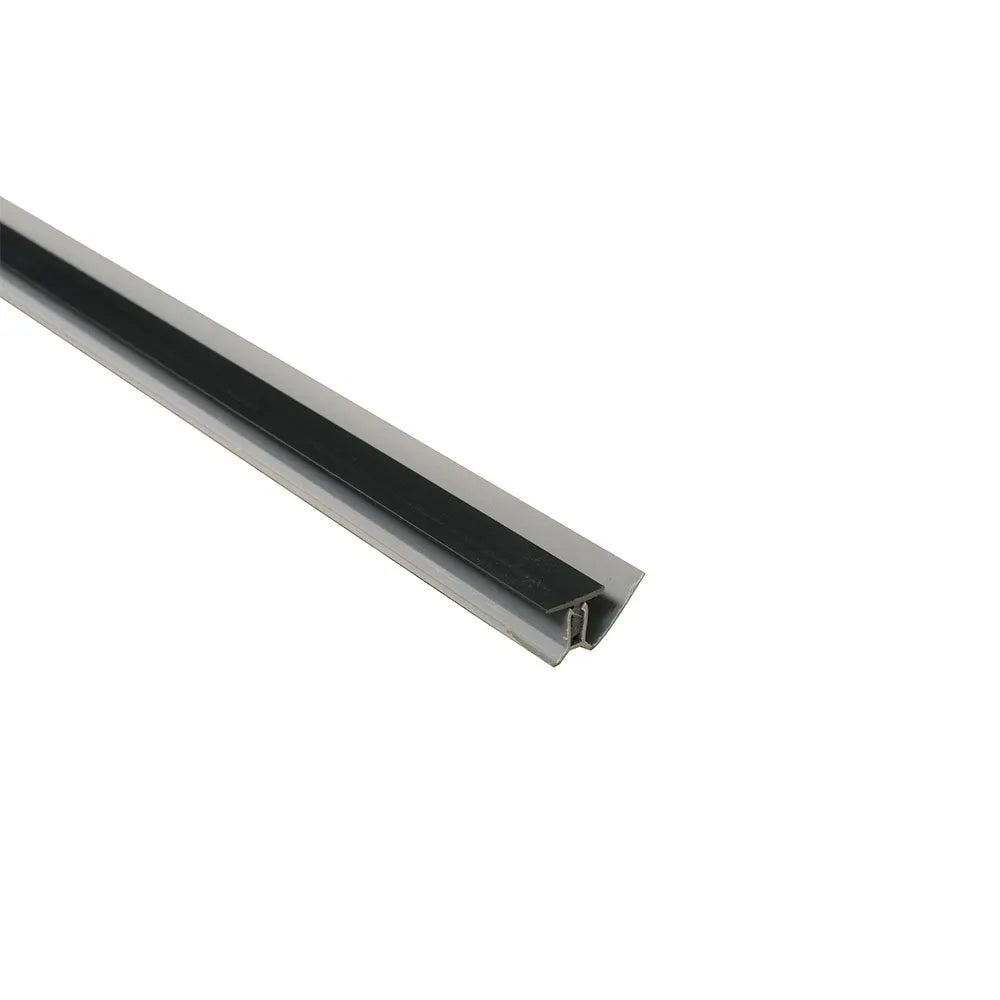 8mm 2 Part Internal Corner Trim - Black | Plastic