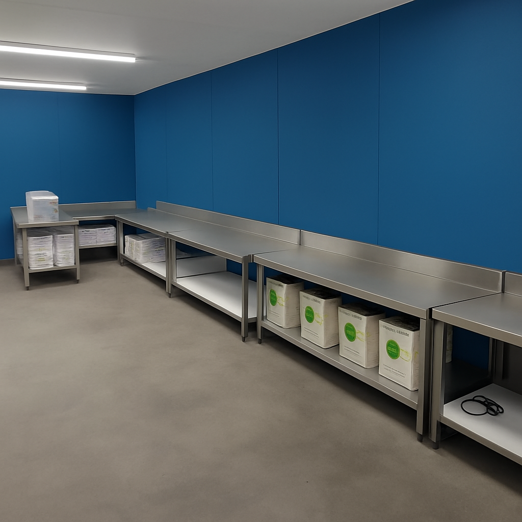 2.5mm Hygienic Wall Cladding - Marine Satin