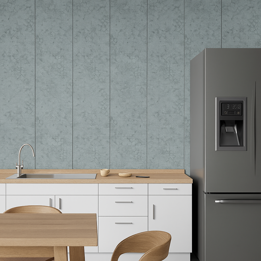 Decorwall Elegance Damask - Gilted Blue