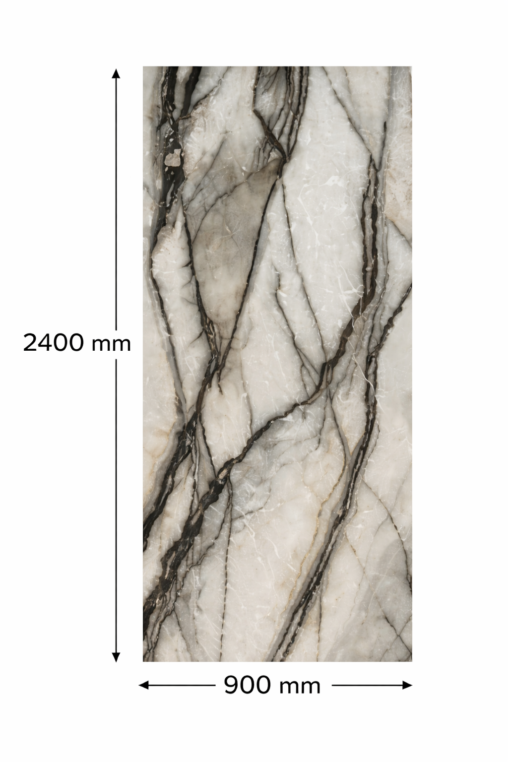 MAXI panel - Gloss Antique Marble