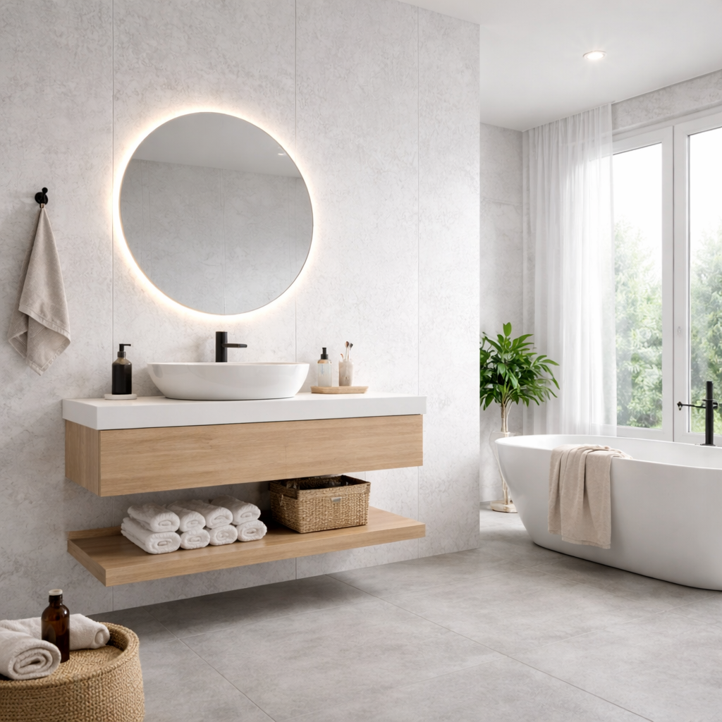 MAXI panel - Matt White Stone