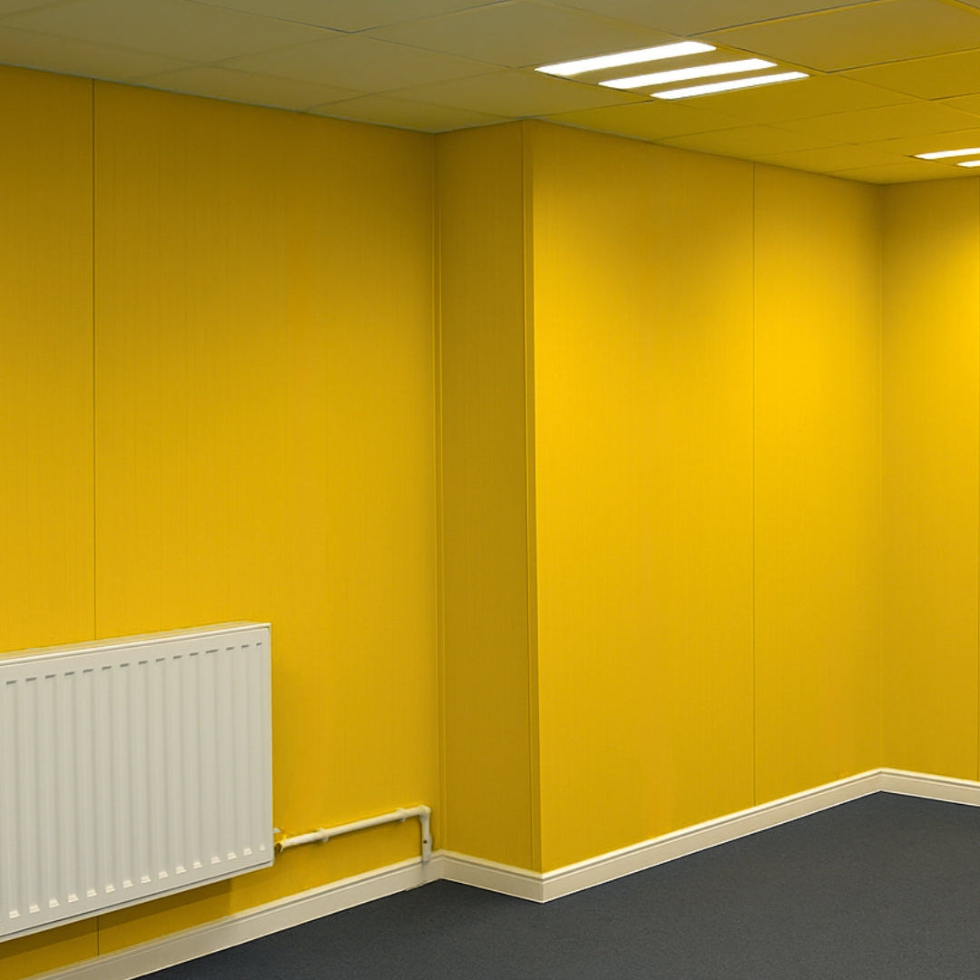 2.5mm Hygienic Wall Cladding Satin - Sunflower Yellow