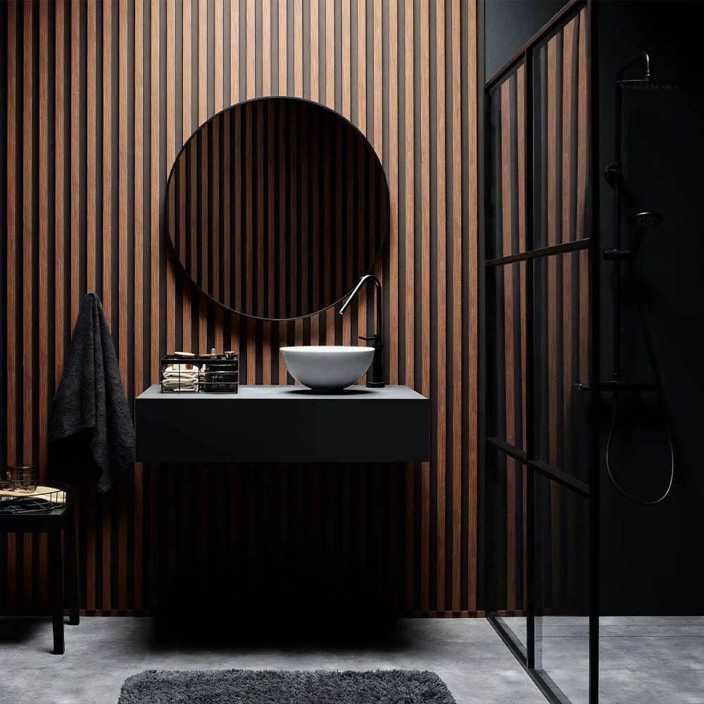 Linerio Slat Panel - Mocca