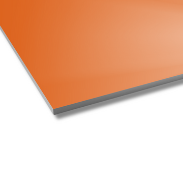 2.5mm Hygienic Wall Cladding - Orange Gloss