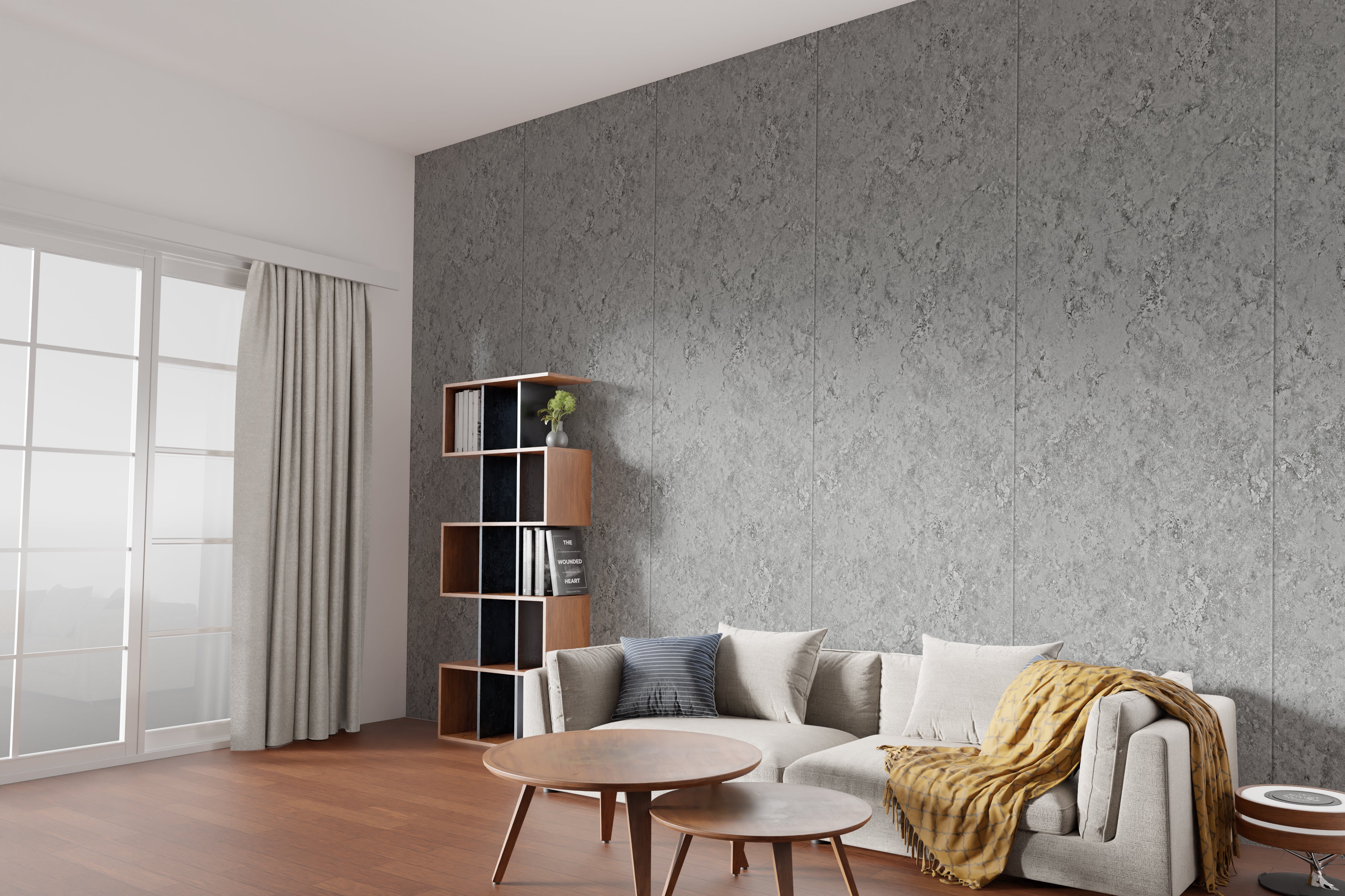 Hardex V Groove - Grey Quartz