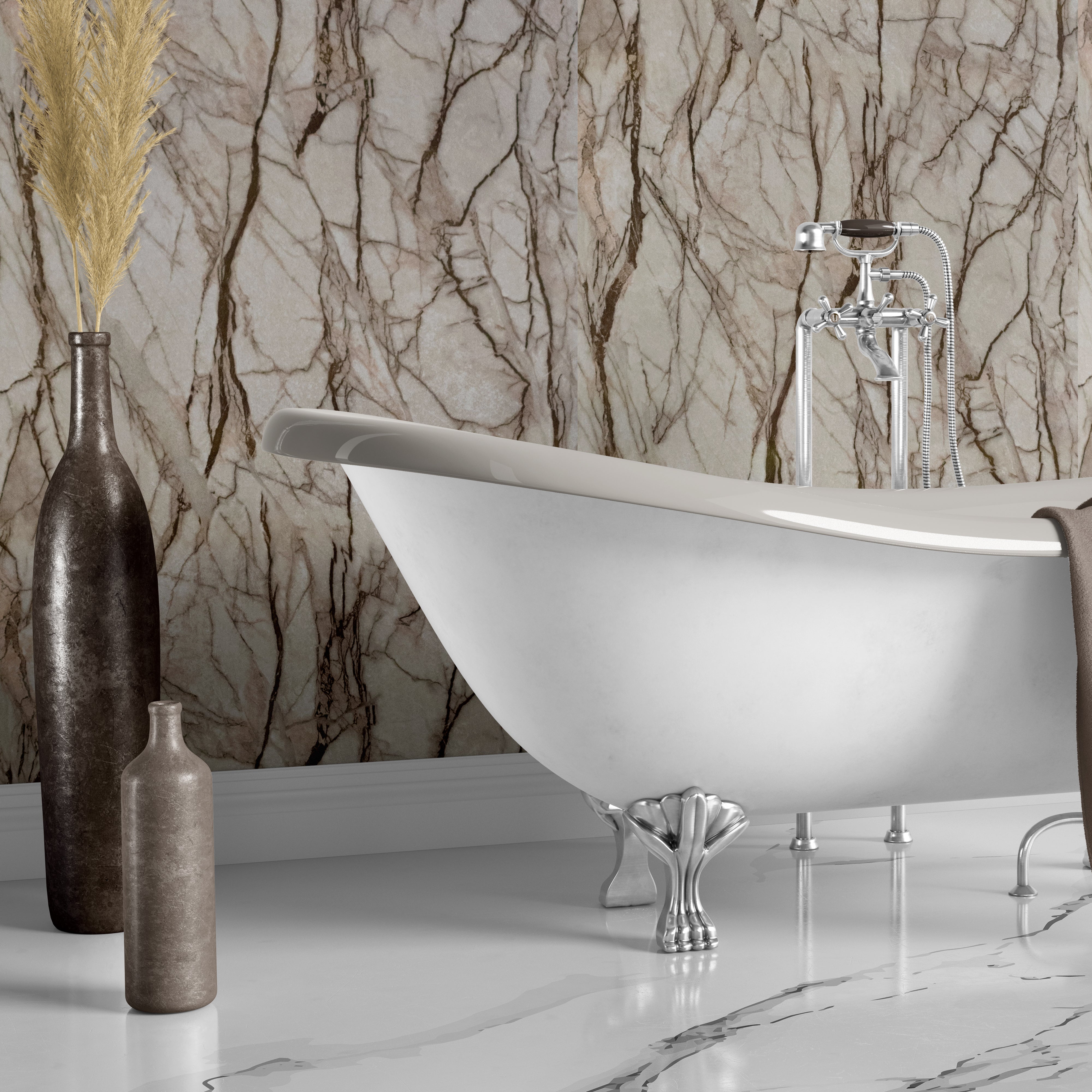 MAXI panel - Gloss Antique Marble