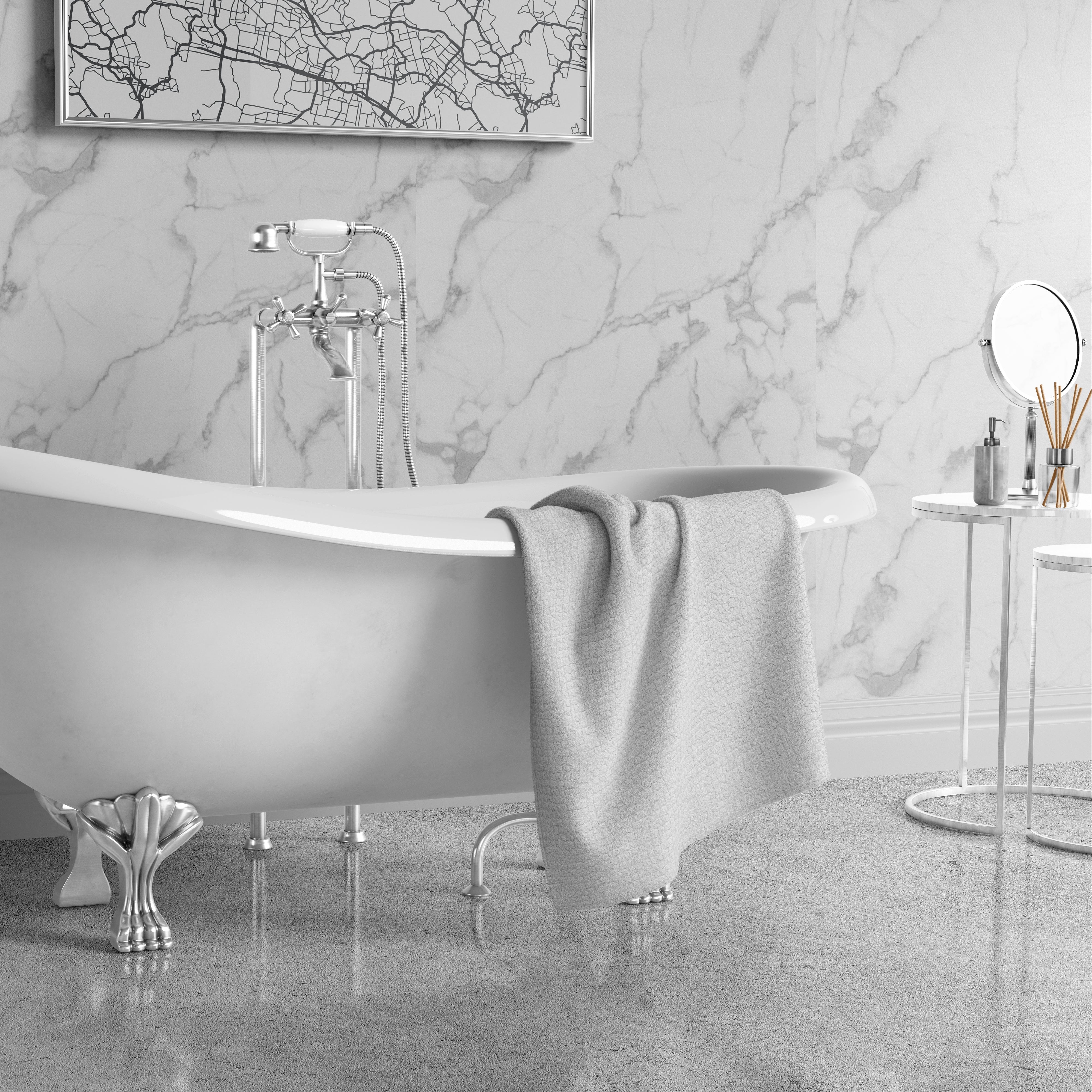 MAXI panel - Gloss Bianco White