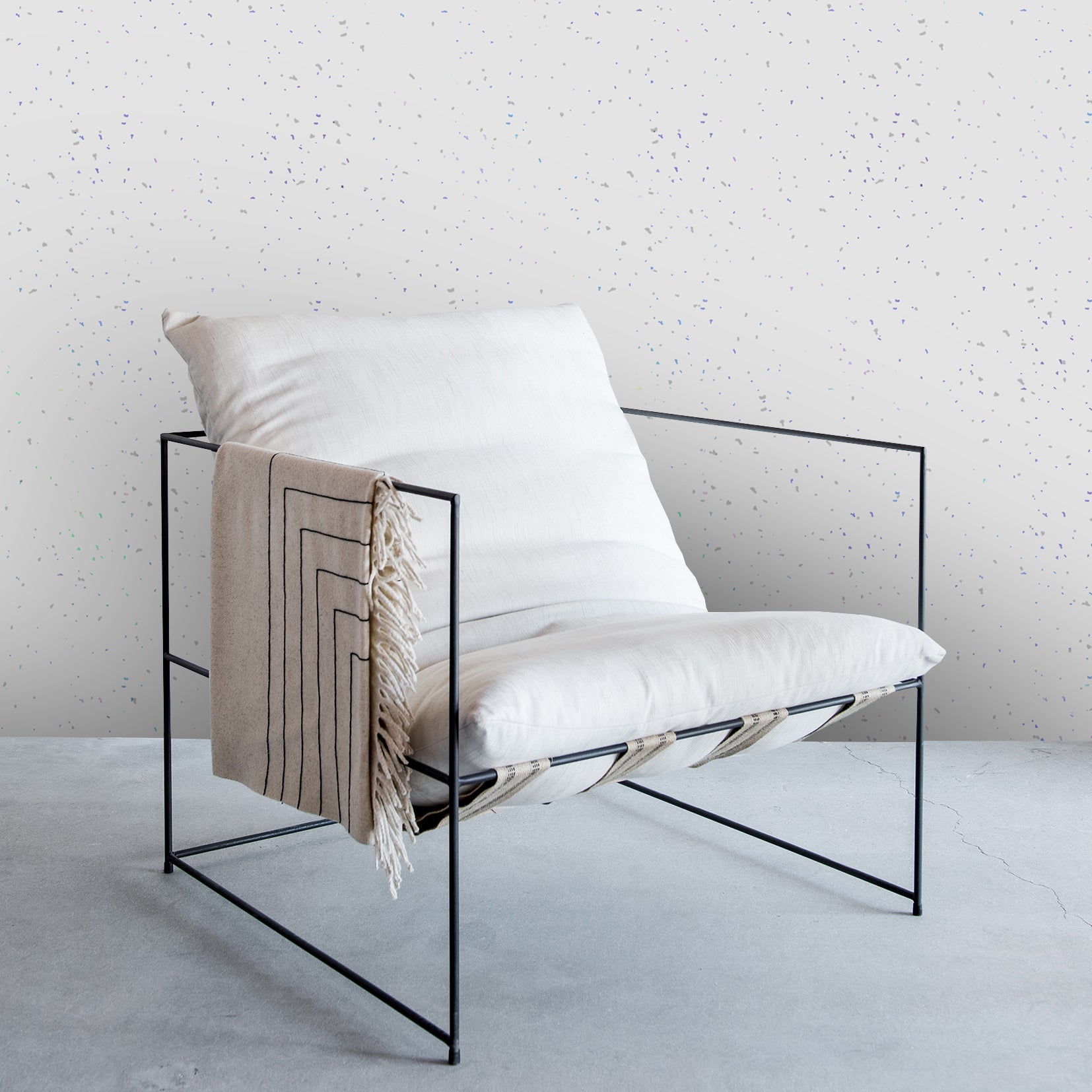 MAXI panel - Gloss White Sparkle