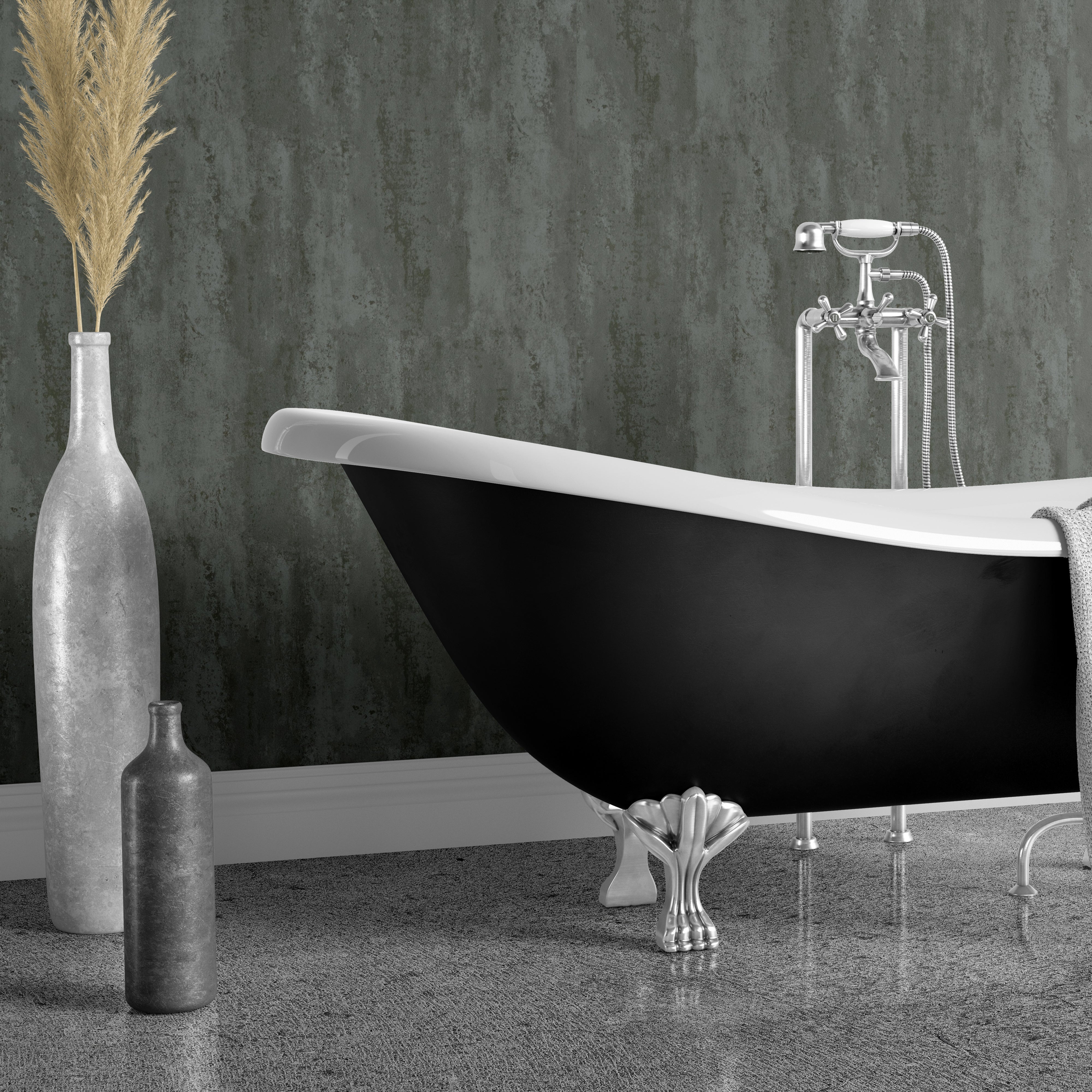 MAXI panel - Matt Metallic Stone