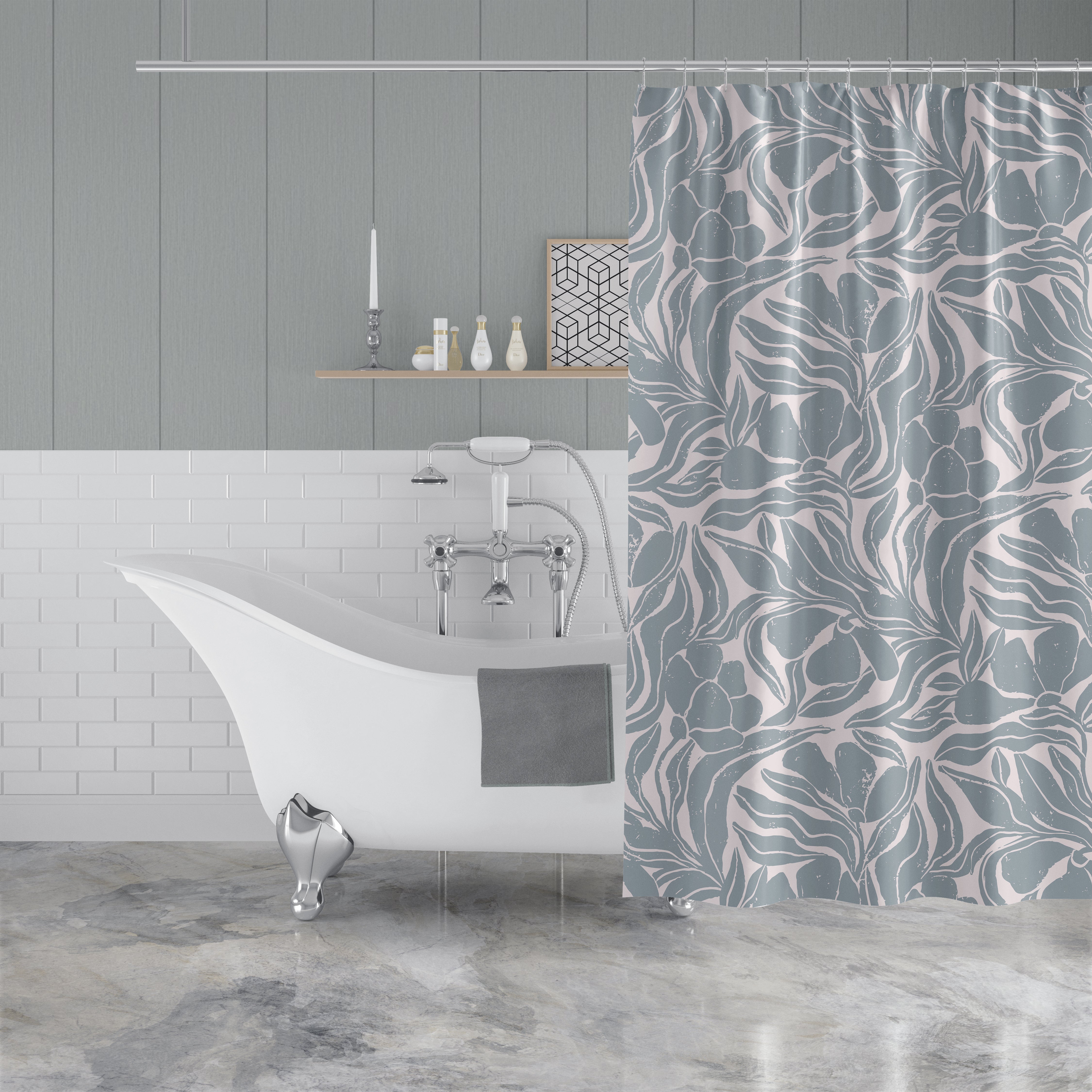 Decorwall Elegance Abstract - Silver