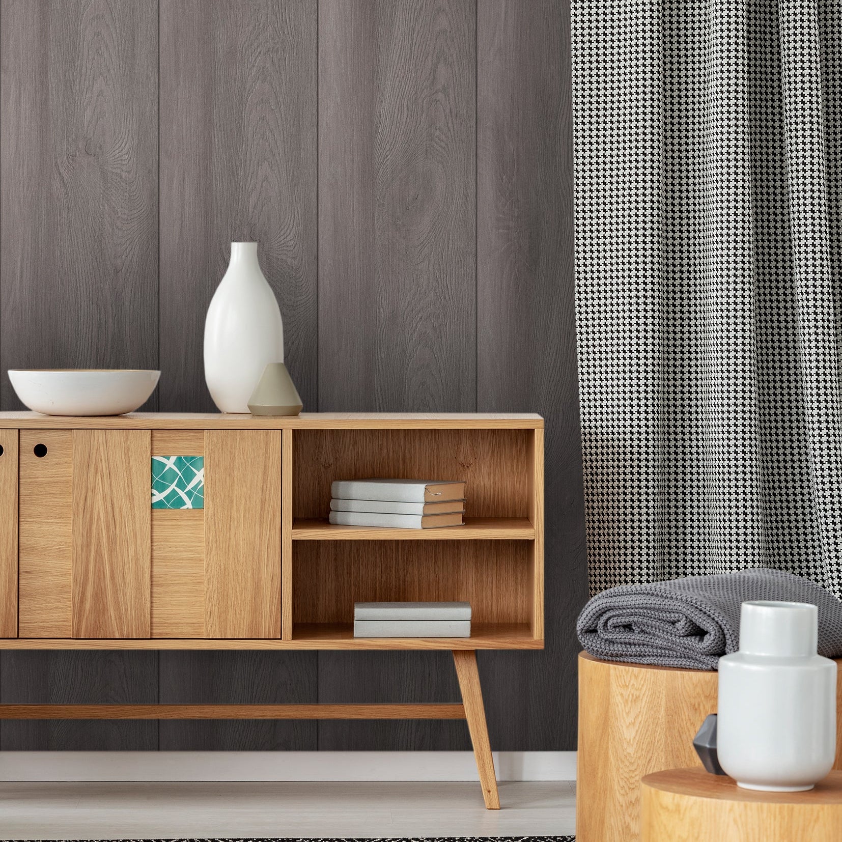 Decorwall Wood Effect - Carbon