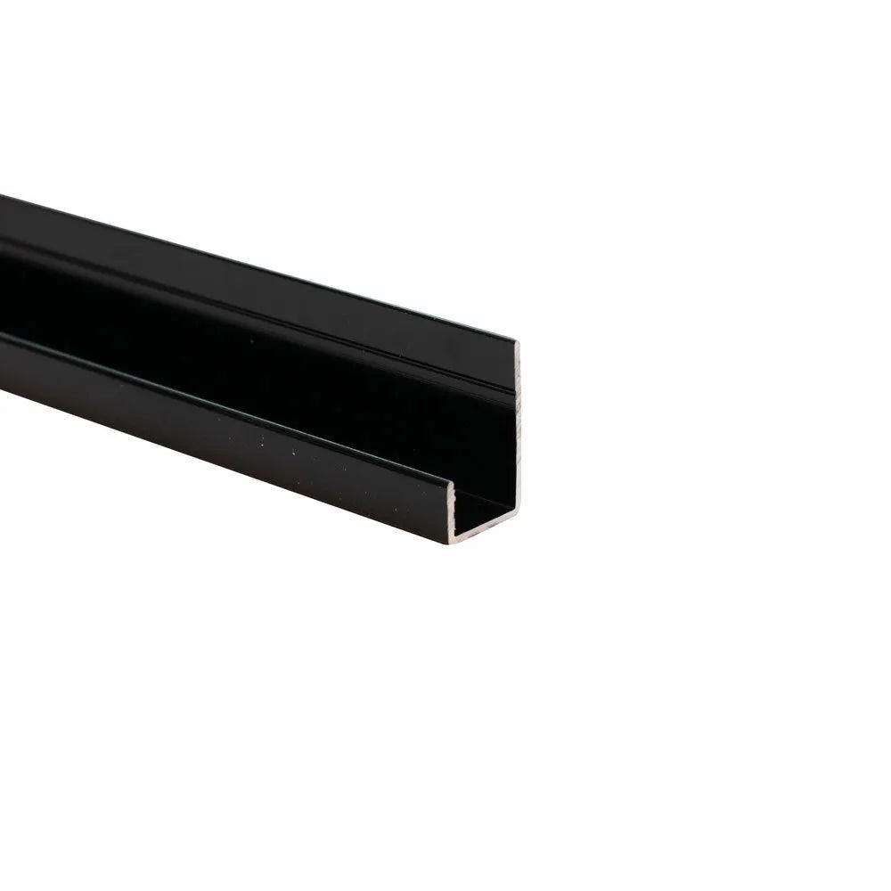 8.5mm End Profile Trim - Gloss Black | Metal