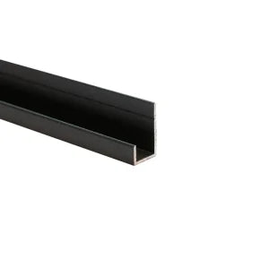 8.5mm End Profile Trim - Anthracite | Metal