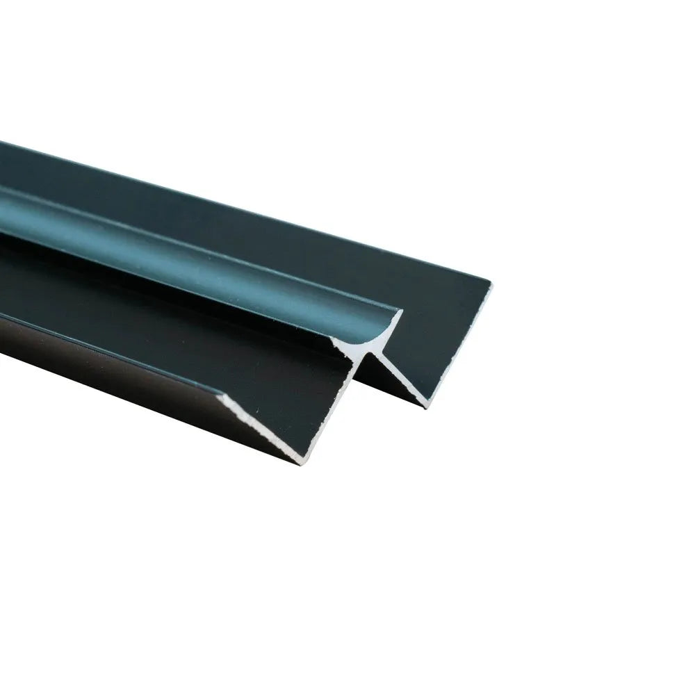 11.5mm Internal Corner - Matt Black | Metal
