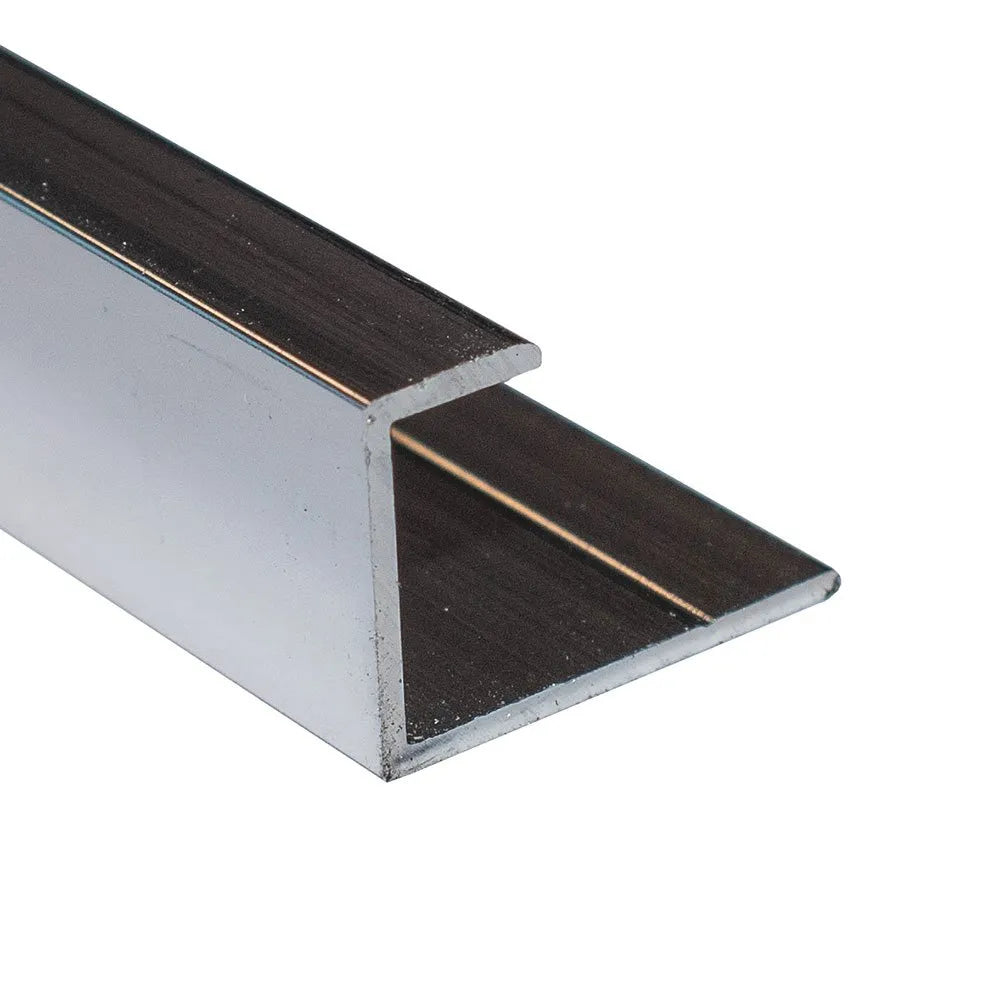 10mm Edge Trim - Polished Chrome | Metal