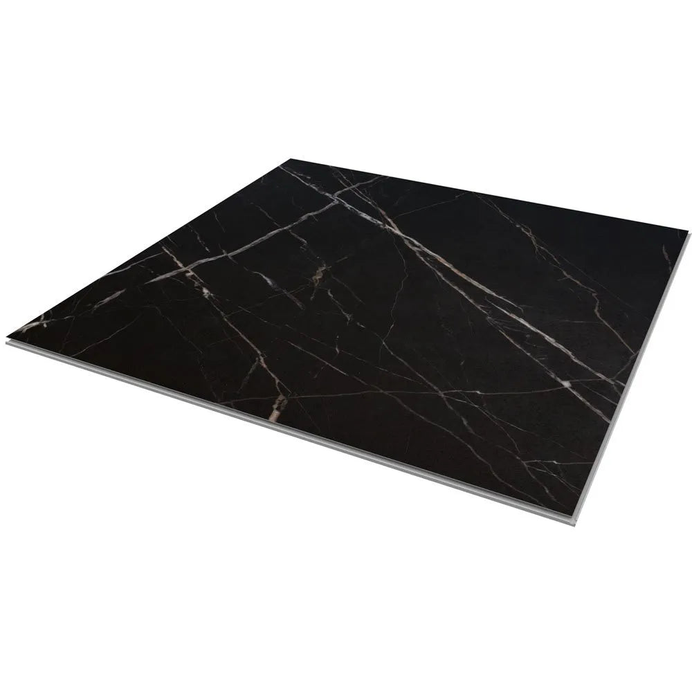Vilo SPC Tile Flooring - Calacatta Black