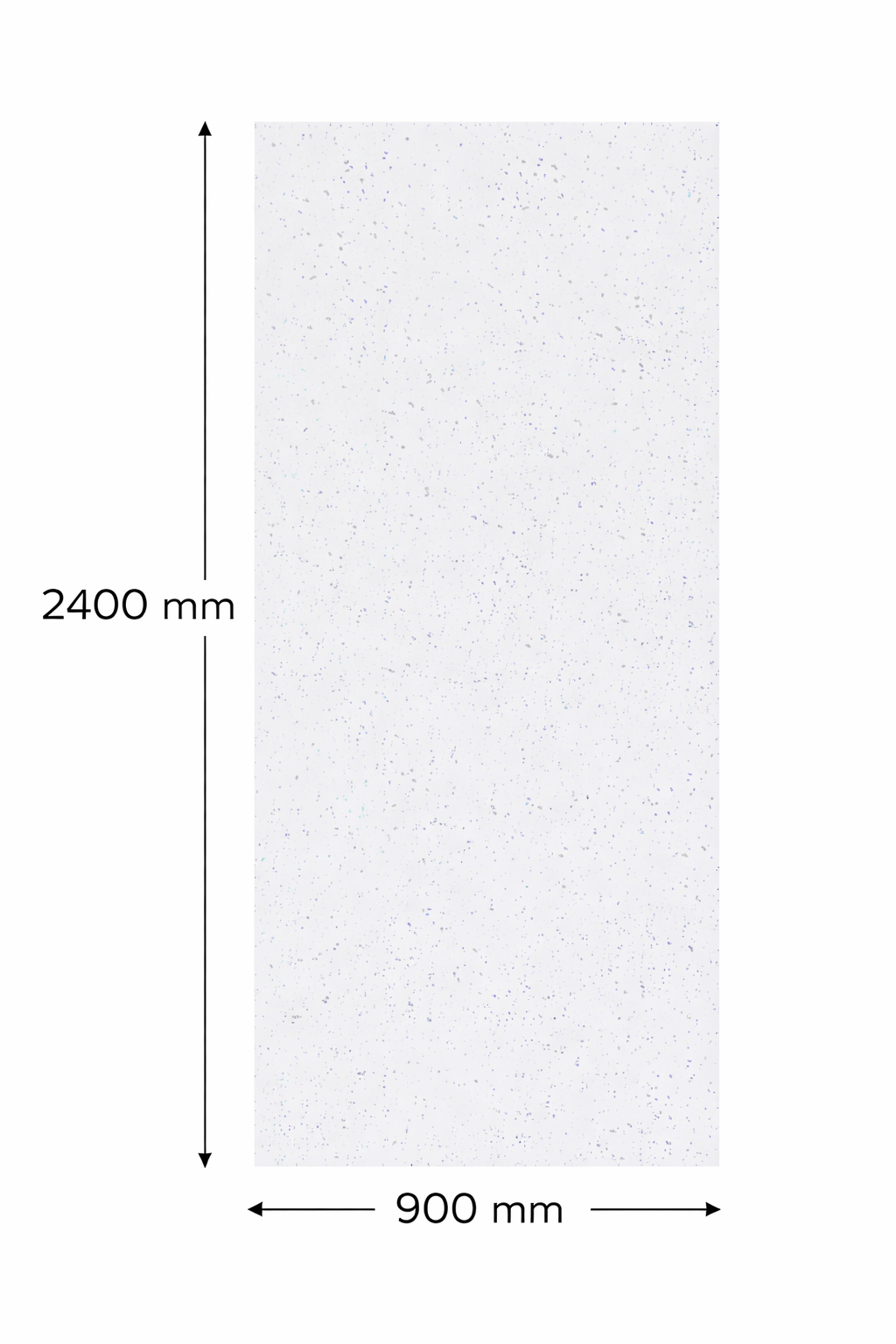 MAXI panel - Gloss White Sparkle