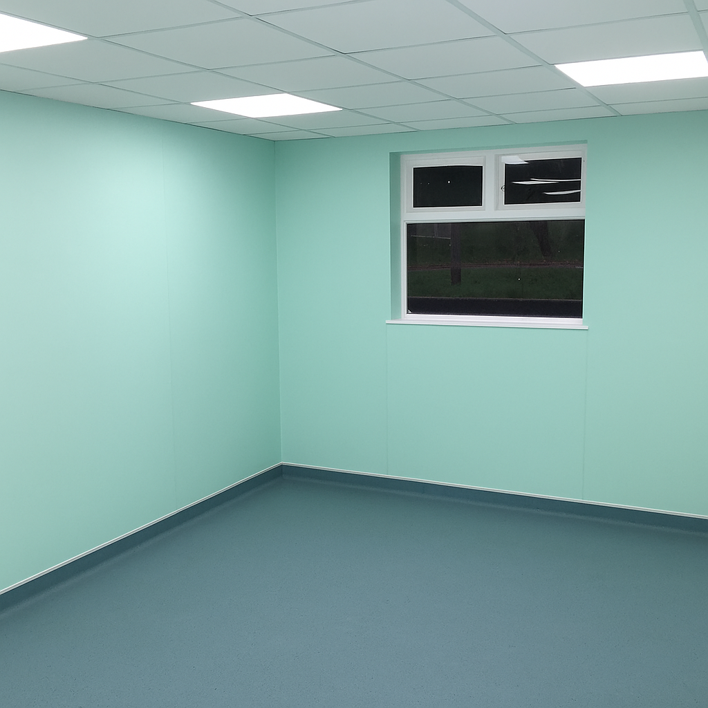 2.5mm Hygienic Wall Cladding - Mint Satin