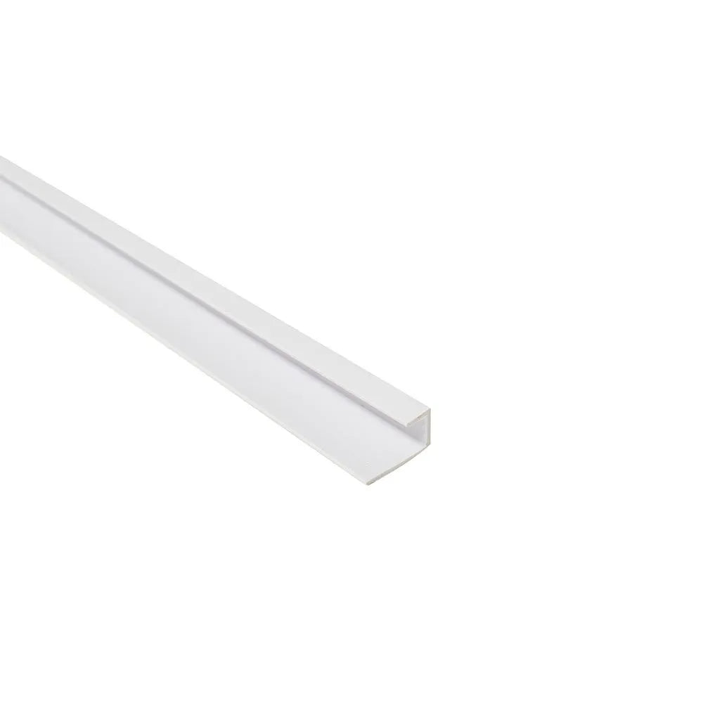 10mm Edge Trim - White | Plastic