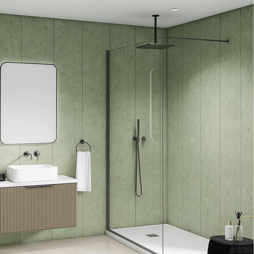 Decorwall Elegance Damask - Gilted Green