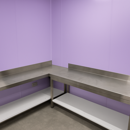 2.5mm Hygienic Wall Cladding Satin - Lavender Purple