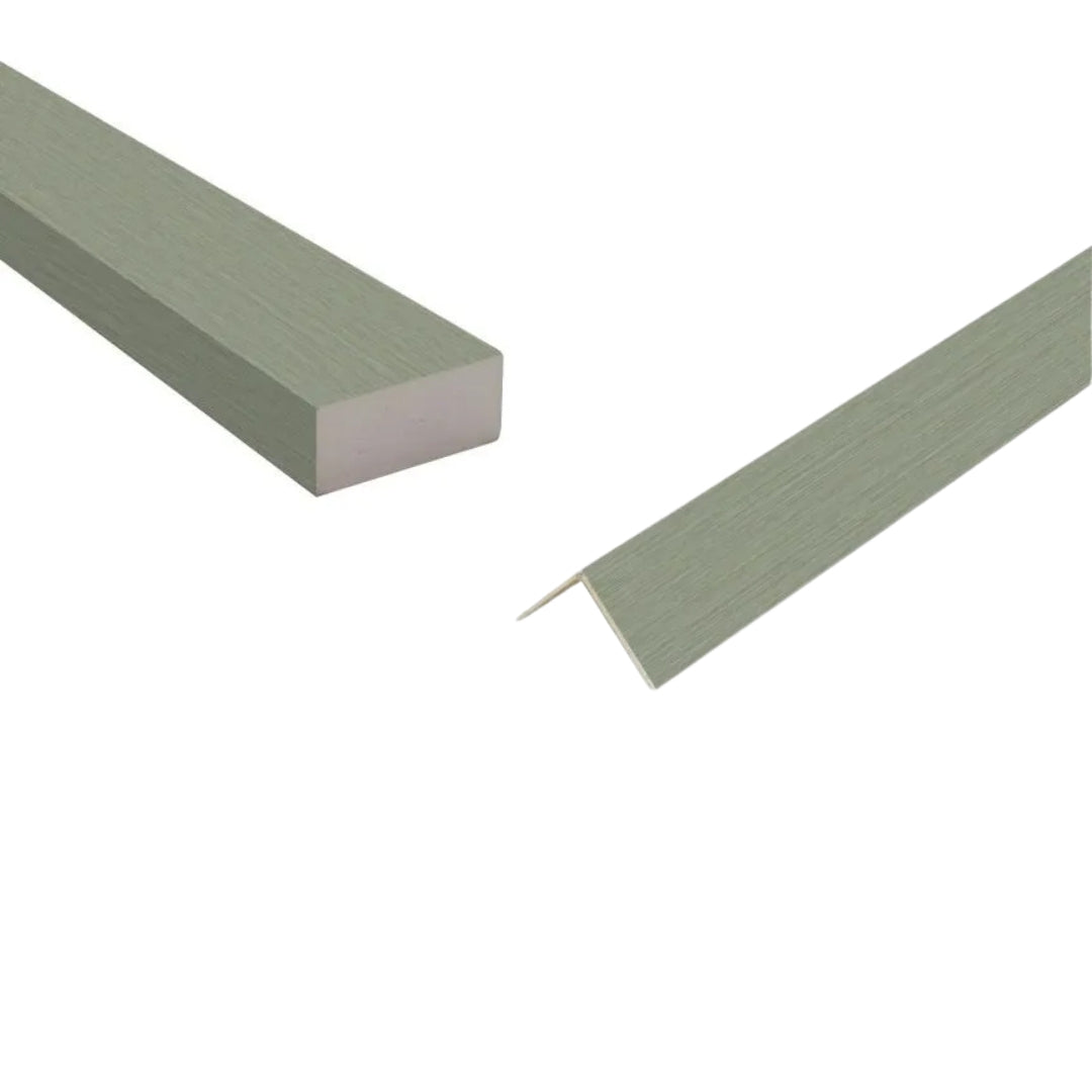 Elegance Abstract Trims - Sage