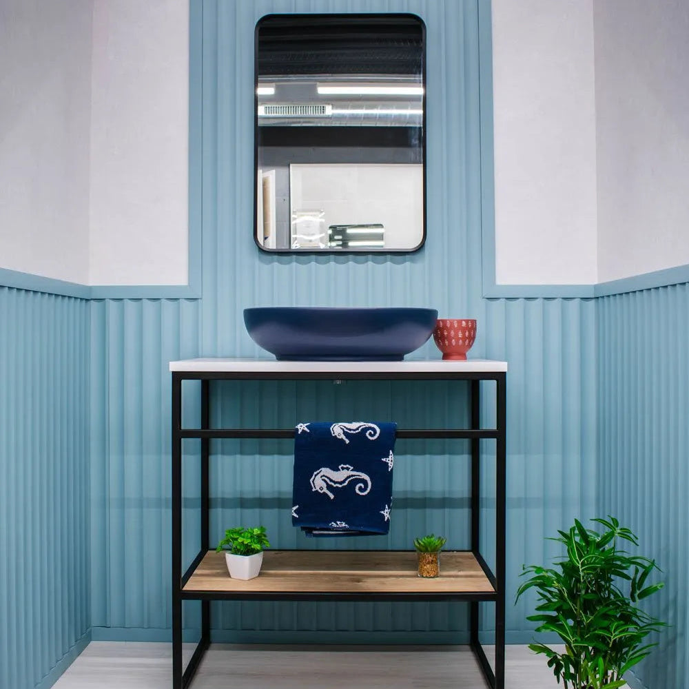 Vari Panel Vari-Wave - Blue Wave - Wall Panel - 2.6m x 27.5cm – Panel Outlet