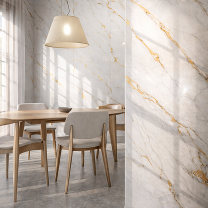 MAXI panel - Gloss Bianco Gold