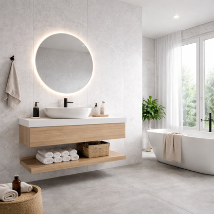 MAXI panel - Matt White Stone