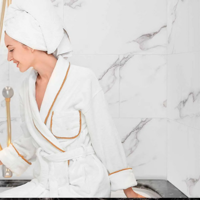 Glossy Bathroom Trapani Wall Tile