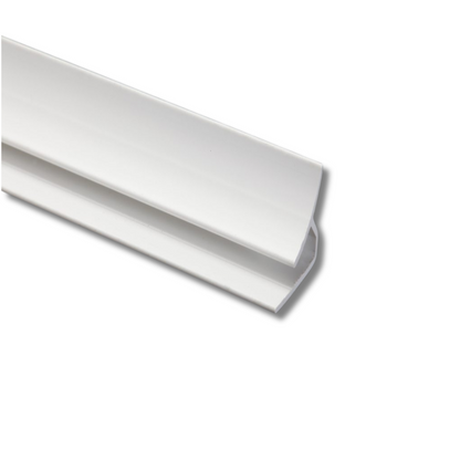 Hygienic Small Internal Corner Trim - White