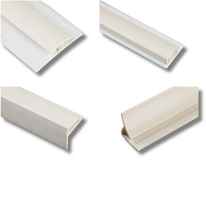 Hygienic Satin Trims - Ivory / Oyster