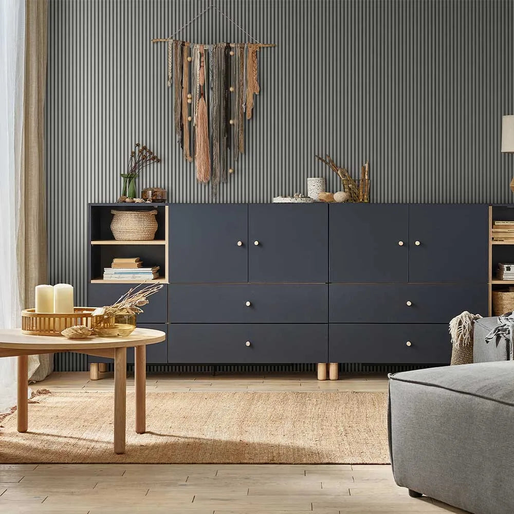 Linerio Slat Panel - Light Grey