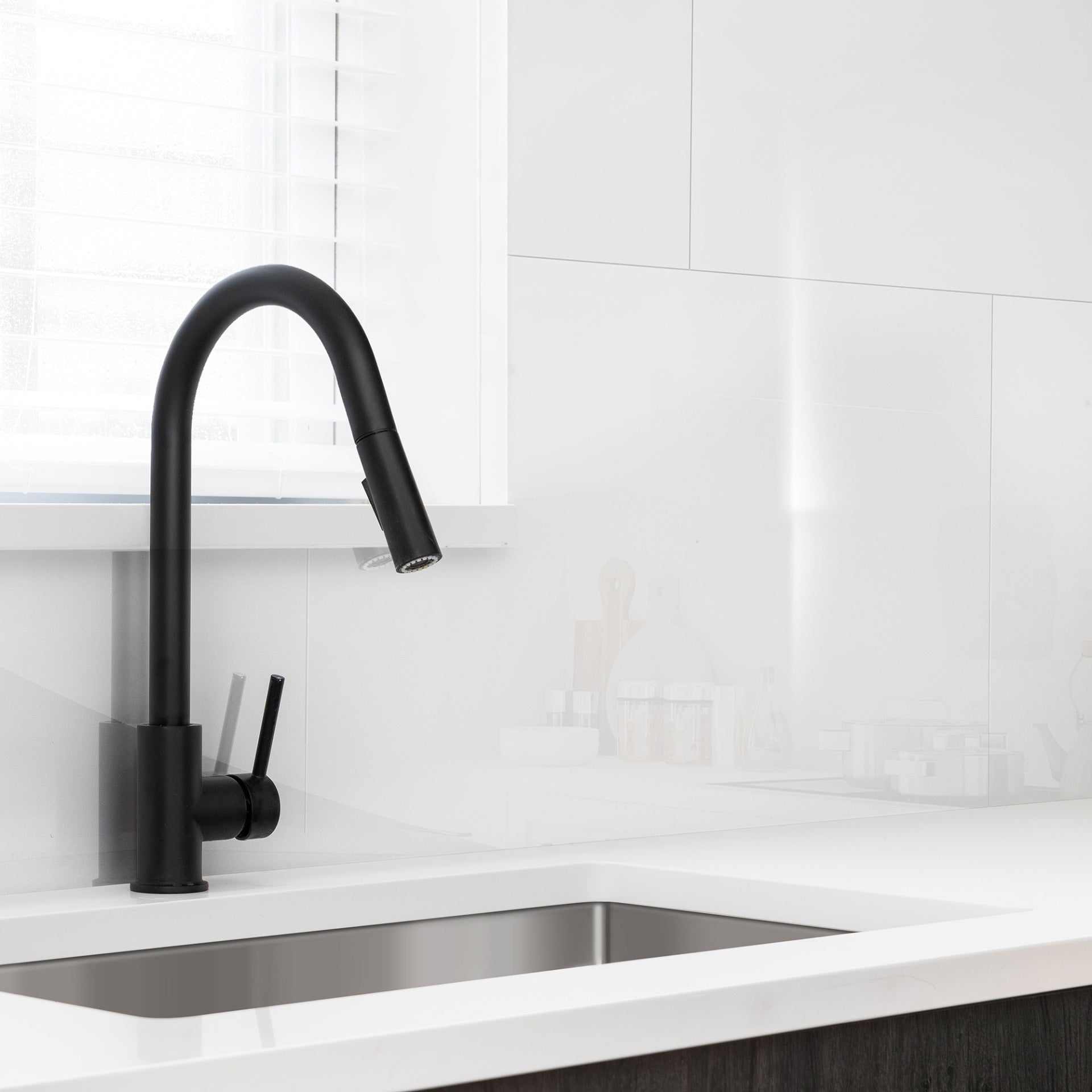 Glossy White Bathroom Wall Tile