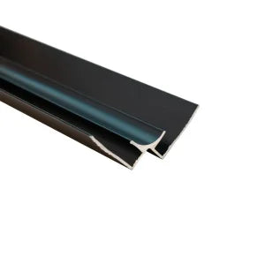 5mm Internal Corner Trim - Matt Black | Metal