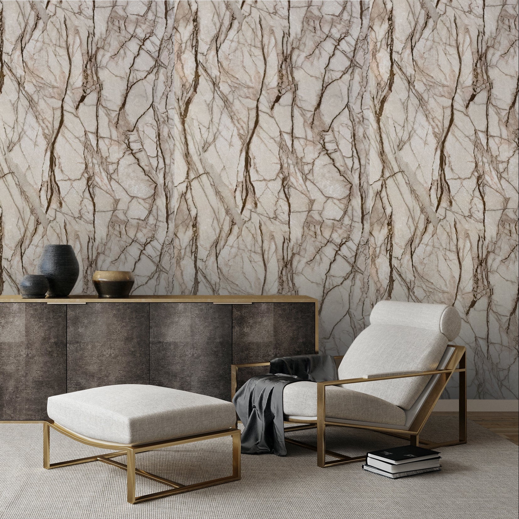 MAXI panel - Gloss Antique Marble