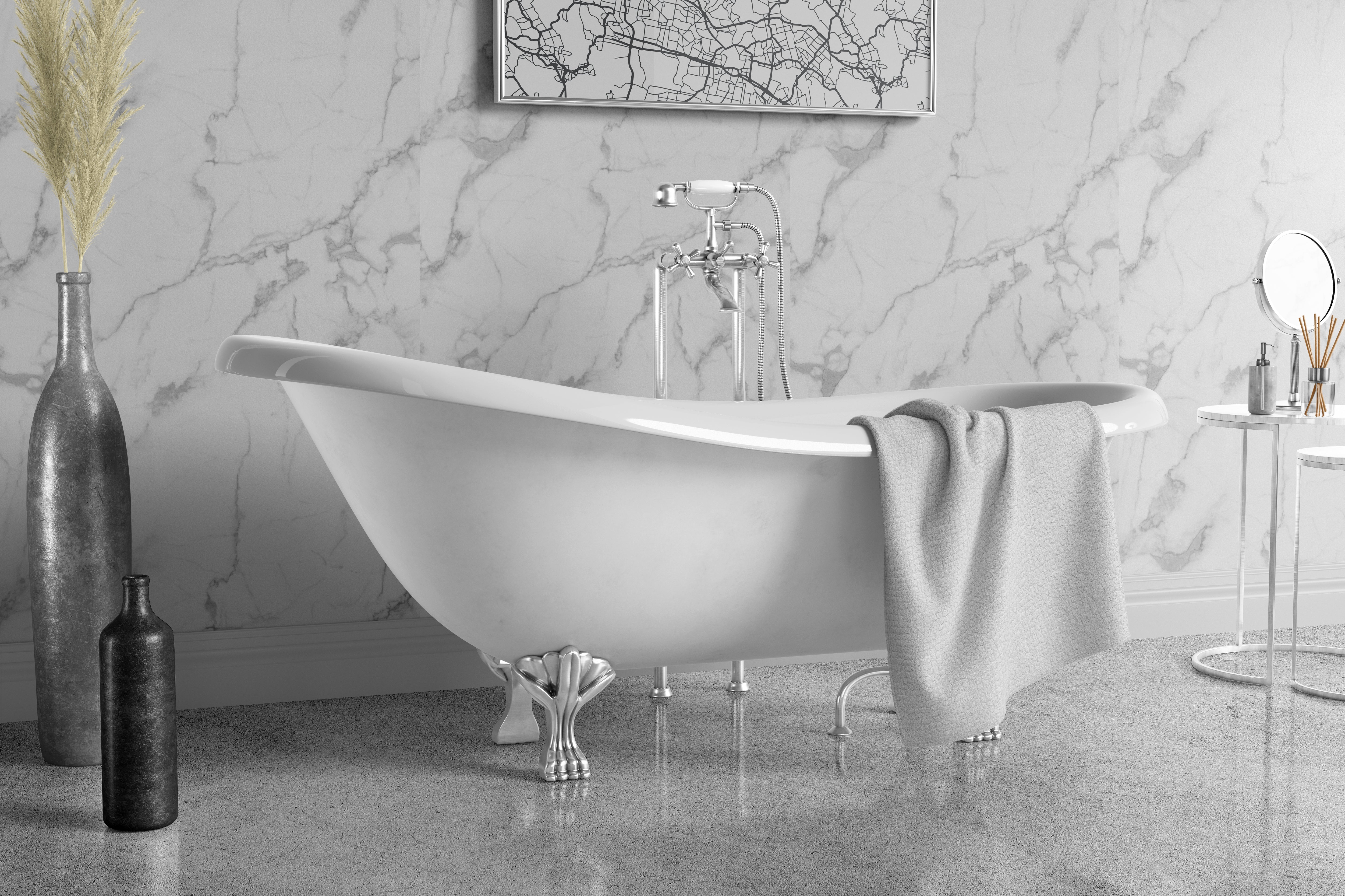 MAXI panel - Gloss Bianco White