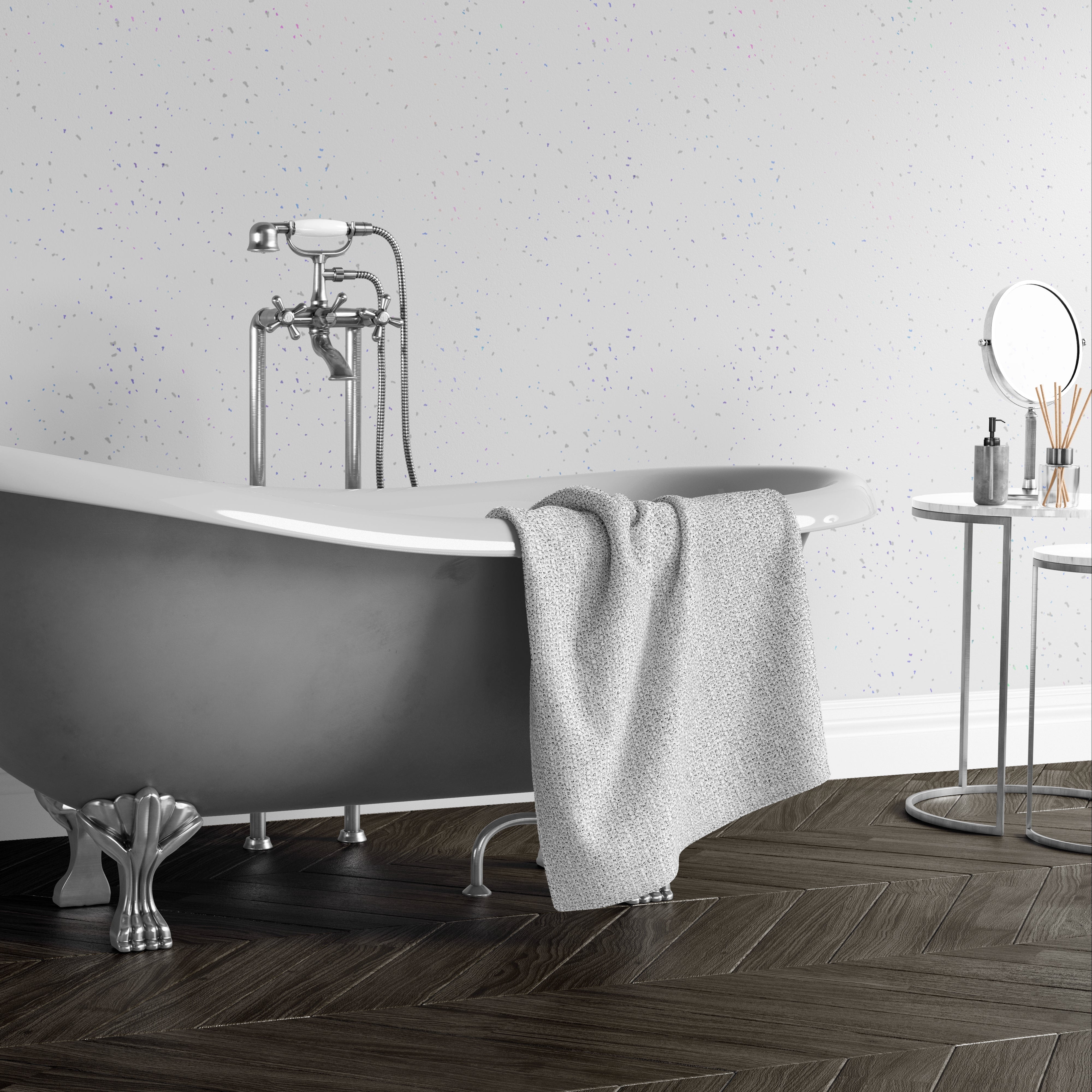 MAXI panel - Gloss White Sparkle