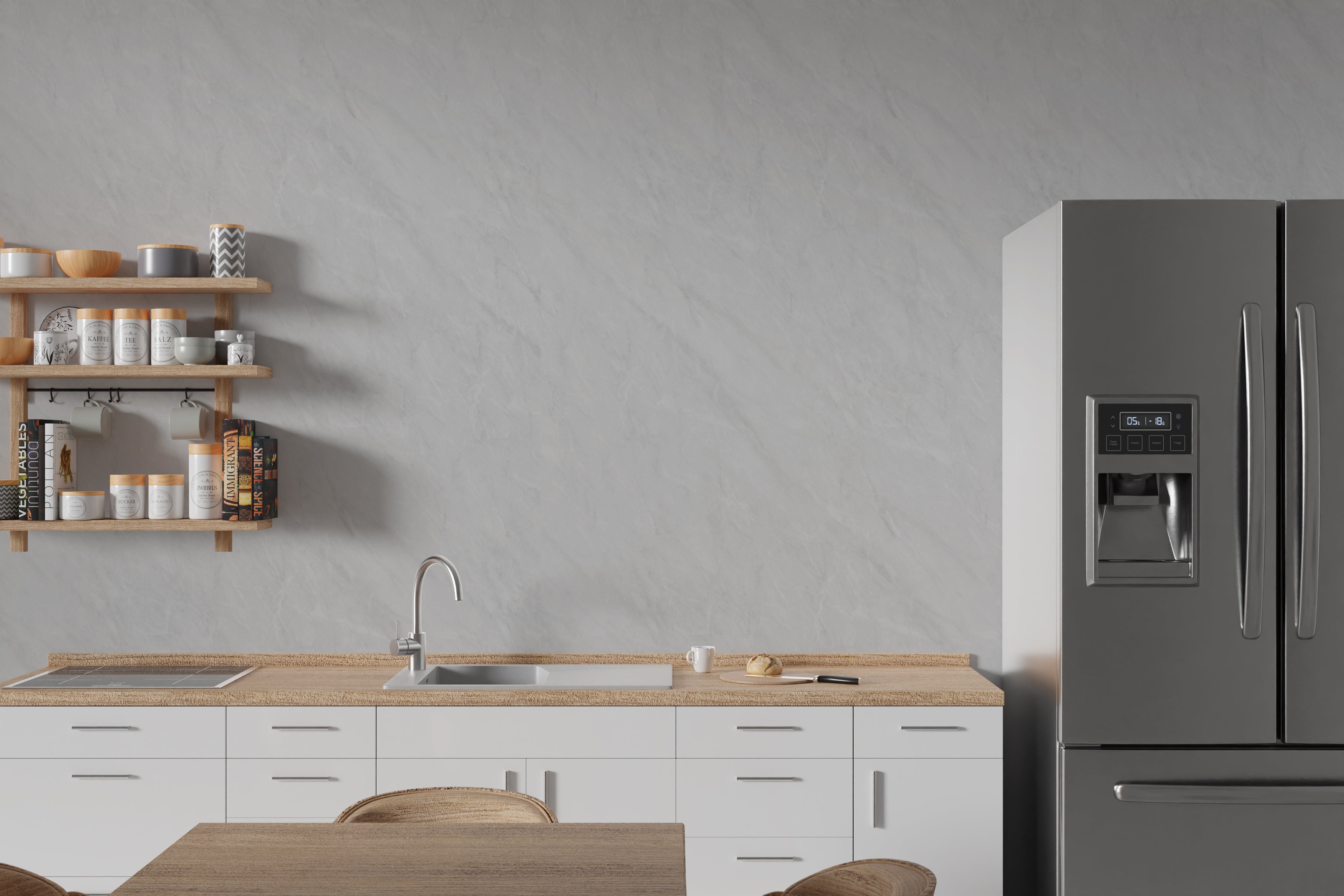 MAXI panel - Gloss Grey Marble