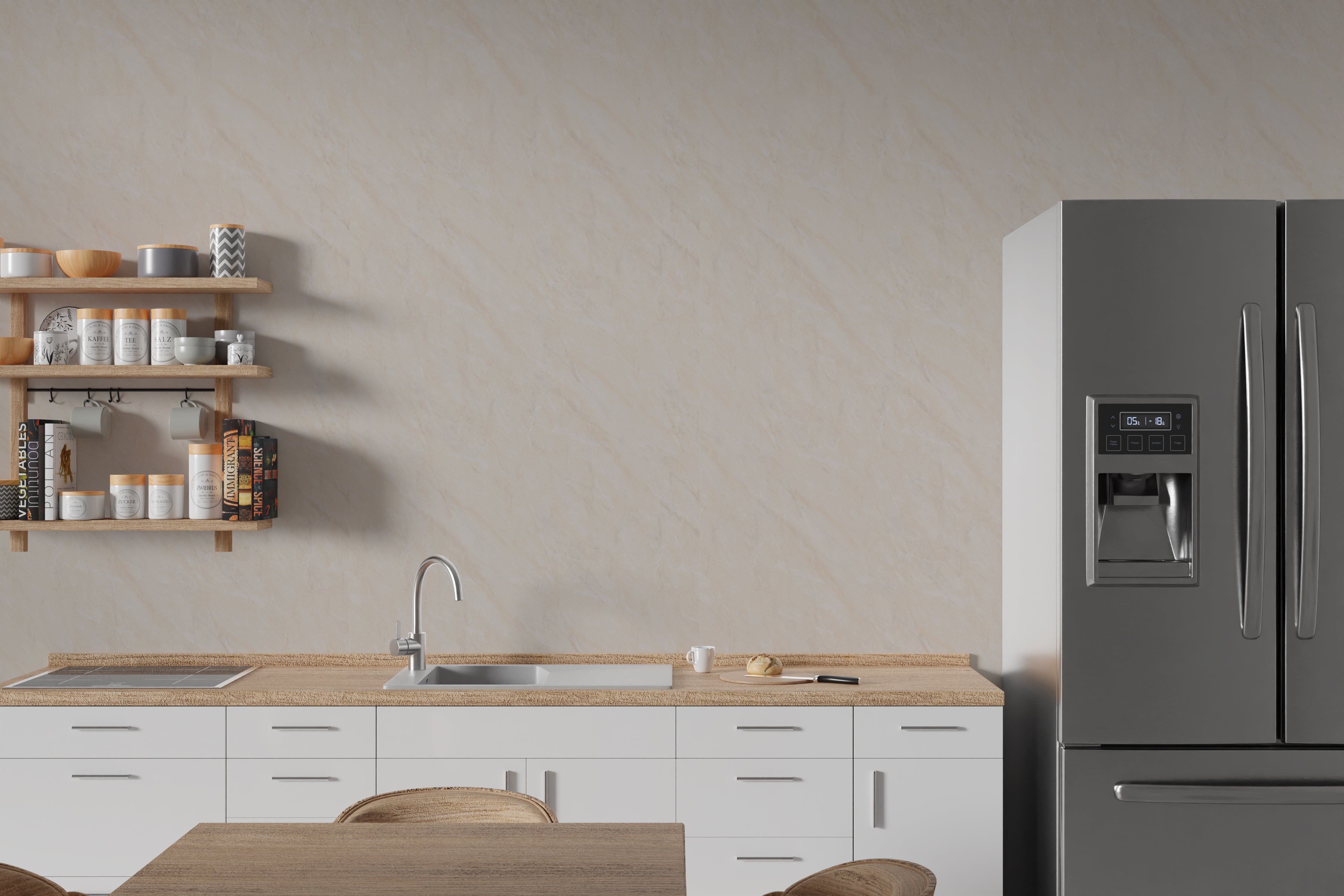MAXI panel - Gloss Beige Marble
