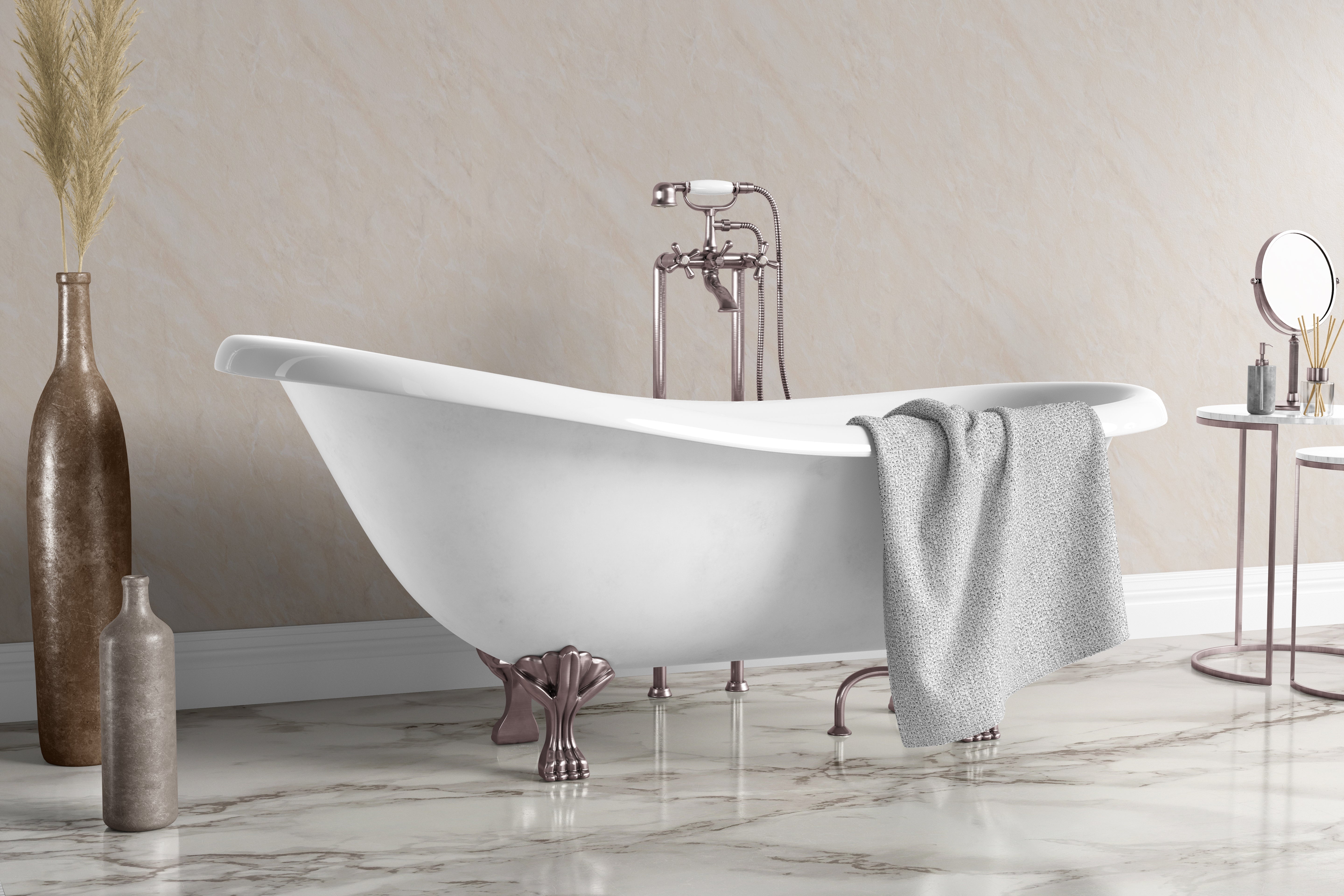 MAXI panel - Gloss Beige Marble