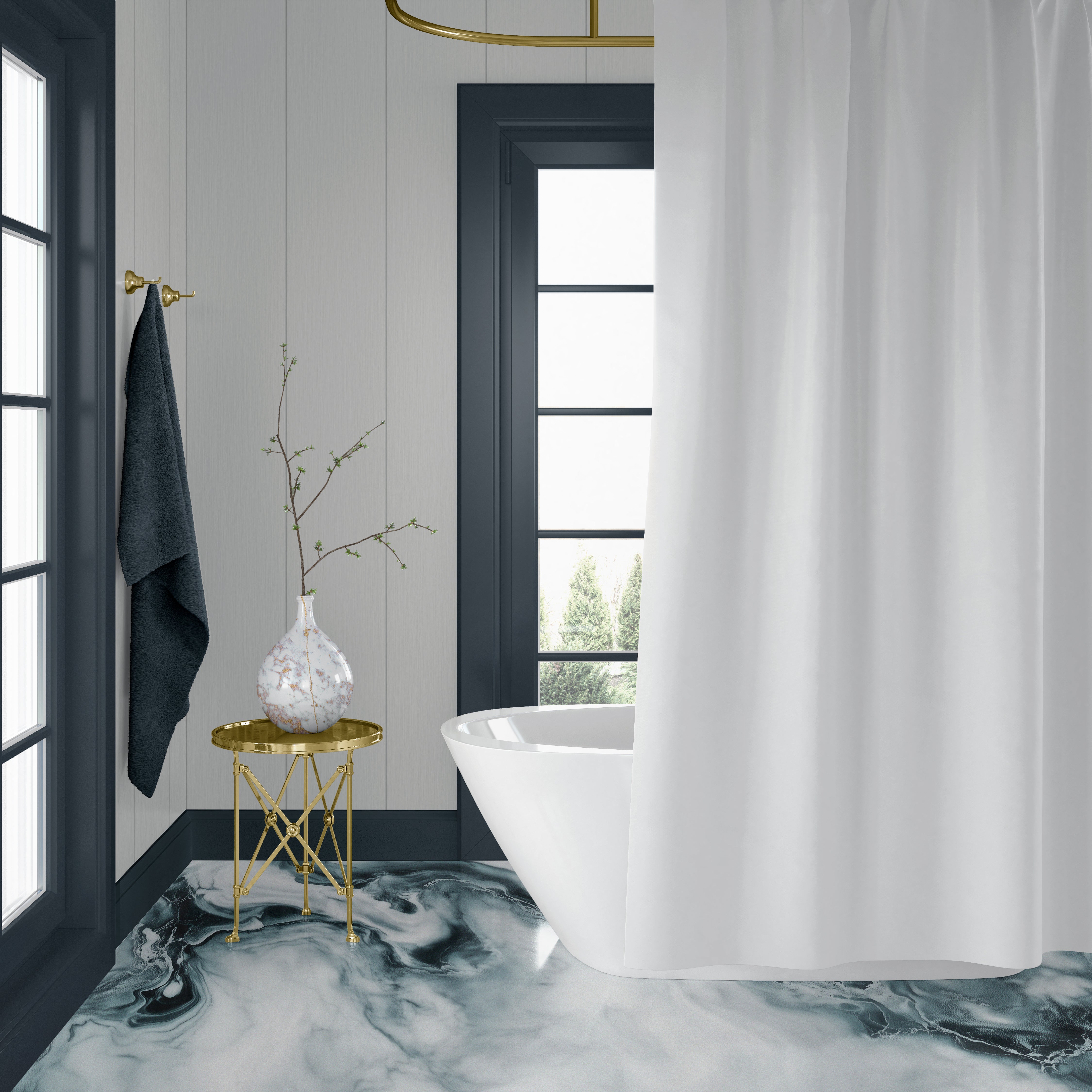 Decorwall Elegance Abstract - Platinum