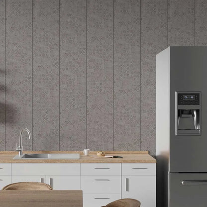 Decorwall Elegance Damask - Gilted Silver