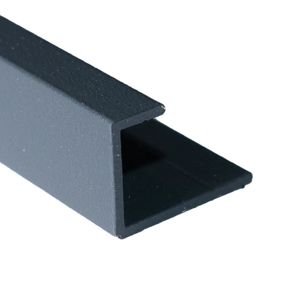 10mm Edge Trim - Anthracite | Metal