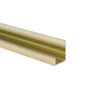 11.5mm Edge Trim - Brushed Gold | Metal