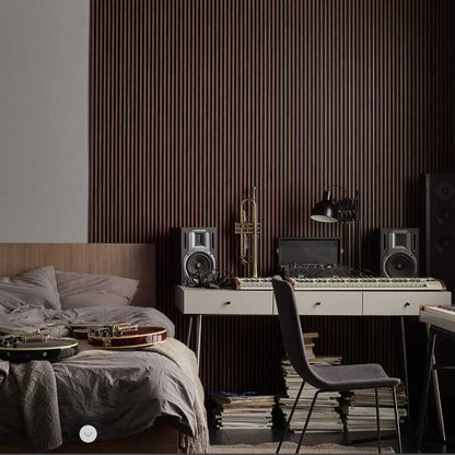 Linerio Slat Panel - Mocca