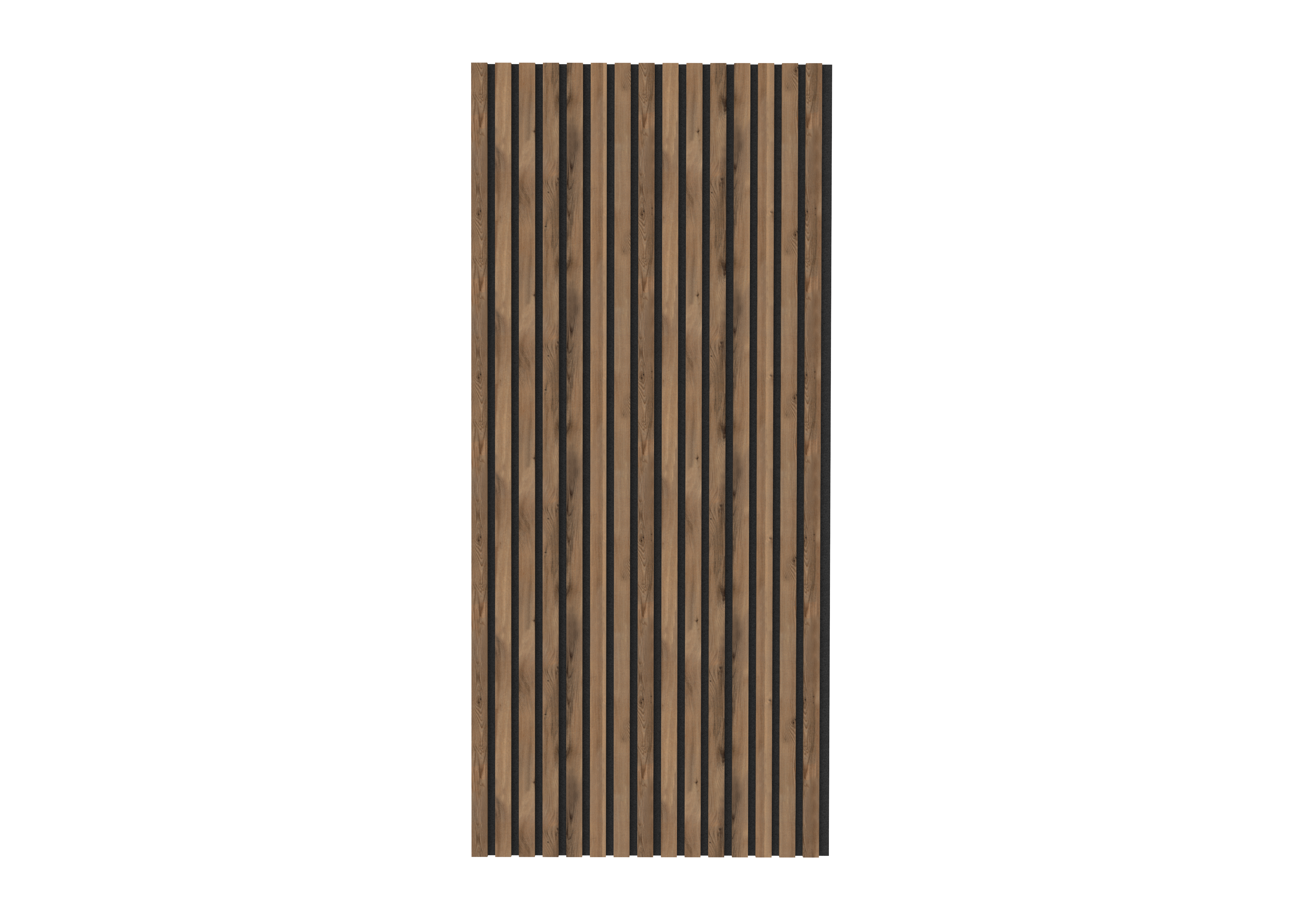 Slatwall Lite Burnt Hickory