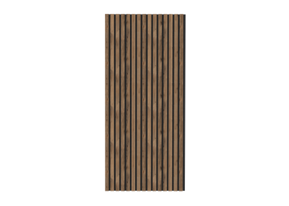 Slatwall Lite Burnt Hickory