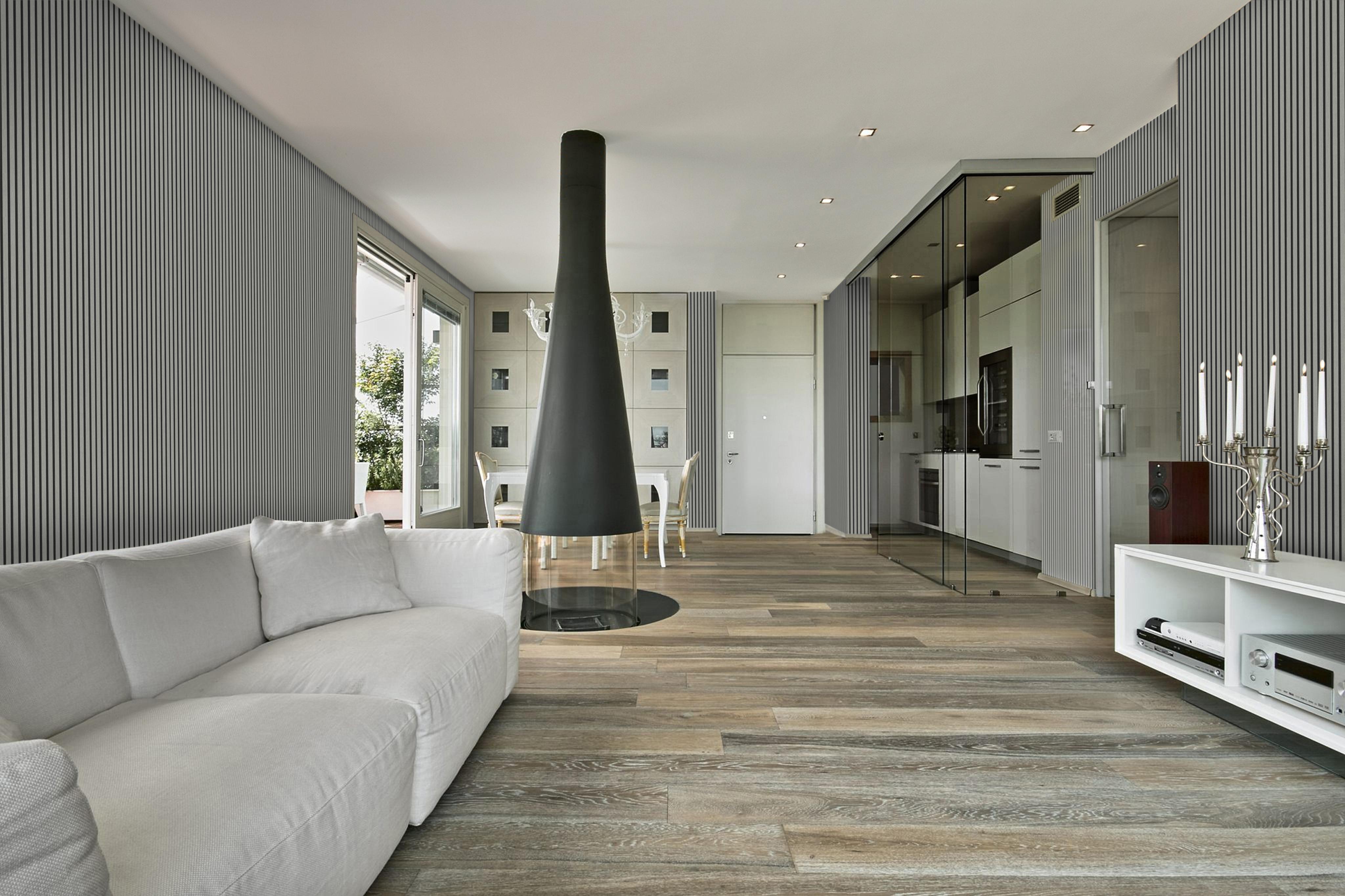 Slatwall Lite Grey Oak Roomset